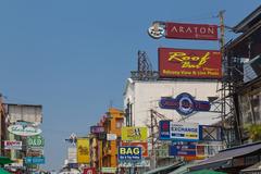 Khaosan Road in Phra Nakhon District, Bangkok