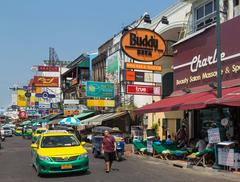 Khaosan Road in Phra Nakhon District, Bangkok