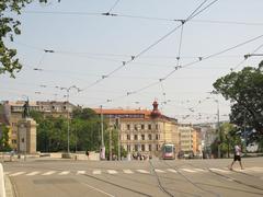 Moravské náměstí in Brno, Czechia on June 6, 2018