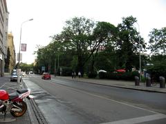 Moravské náměstí square in Brno, Czech Republic