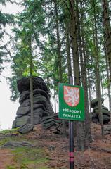 Natural monument Moučné pytle in Slavkovský les, Sokolov district