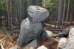 Scenic view of Moučné pytle natural monument in Slavkovský les