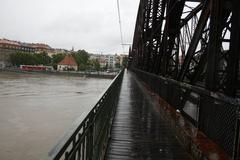 Vltava floods in June 2013 in Prague, Czech Republic