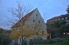 Výtoň customs house during fall in Prague