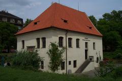 Historical customs building at Praha-Výtoň