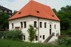 Historical customs building at Praha-Výtoň