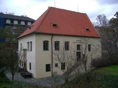 Gothic Podskalí Customs House in Výtoň, Prague