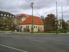 Gothic Podskalí Customs House at Výtoň in Prague