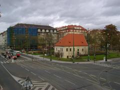 Gothic Podskalí Customs House at Výtoň in New Town, Prague