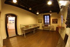 Small room of Vltavan Group Exhibition in Podskalí Custom House