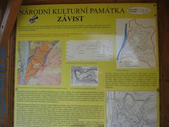 Závist archaeological site information board