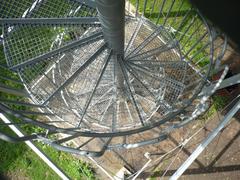 Ostra Horka Observation Tower stairs