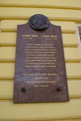 Grégr Brothers commemorative plaque in Prague