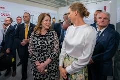 Secretary Michael R. Pompeo and Mrs. Susan Pompeo at the Patton Museum in Pilsen, Czech Republic