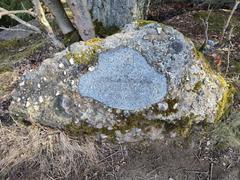 memorial near a pond