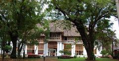 Bolgatty Palace with lush greenery