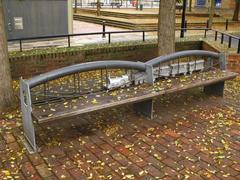 Bench at the Brunel Museum, Rotherhithe Street, SE16