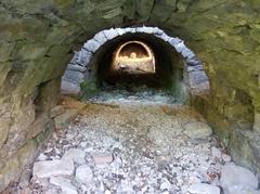 Ruins of water channel near Stará huť u Adamova