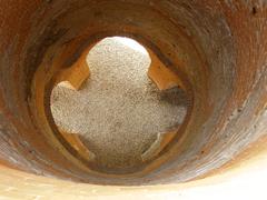 View inside the former furnace of Františka ironworks near Adamov