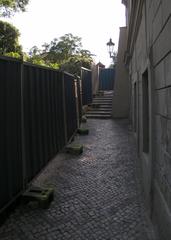 Construction on Old Castle Stairs in Malá Strana, Prague