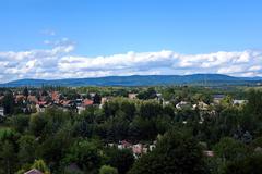 View of Tašovice from Doubí in September 2019