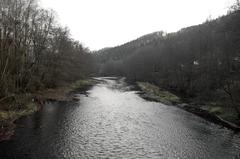 Ohře River in Tašovice, Karlovy Vary