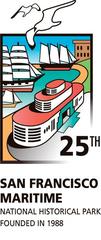 25th anniversary logo with red-roofed building