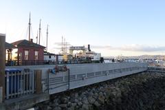 Hyde St. Pier on a sunny afternoon with a light breeze