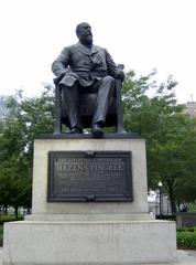 Hazen Pingree statue in Grand Circus Park, downtown Detroit