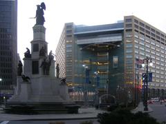 Compuware Headquarters and Michigan Soldiers' and Sailors' Monument