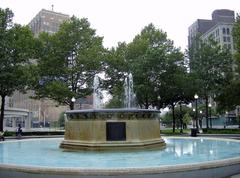 Fountain in Grand Circus Park, Detroit