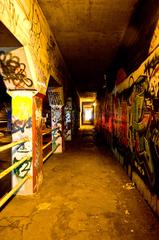 Krog Street Tunnel in Atlanta GA with graffiti