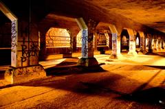 Krog Street Tunnel in Atlanta, GA with colorful graffiti