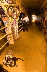 Krog Street Tunnel in Atlanta, GA with colorful graffiti