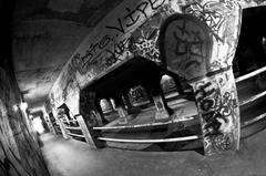 Krog Street Tunnel in Atlanta, GA covered in colorful graffiti