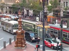 Toronto streetcar and buses