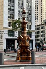 Lotta's Fountain in San Francisco, July 2022