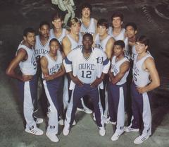 1984-85 Duke Blue Devils men's basketball team poster