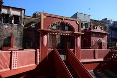 Adjoining terrace of Nakhoda Masjid in Kolkata