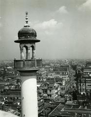 View from minaret of Nakhoda Mosque in Calcutta