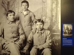 Display on Indian Assimilation at Old Courthouse in St. Louis, Missouri