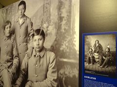 Display on Indian Assimilation at Old Courthouse in St. Louis, Missouri