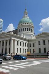 Old St. Louis County Courthouse dome in St. Louis, Missouri