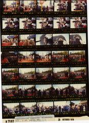 Photo contact sheet from roll of film B2107 by the White House Photographic Office