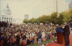 Gerald Ford rally in St. Louis contact sheet