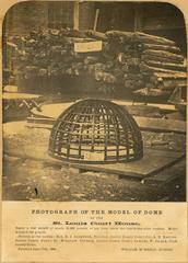 Model of the St. Louis Courthouse dome in a strength test