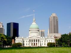 Panoramic view looking west from Arch grounds