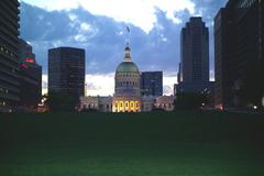 Old Courthouse at dusk