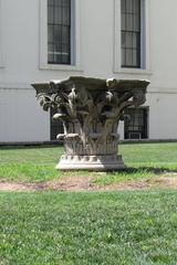 Historic capital outside the Old St. Louis County Courthouse in St. Louis, Missouri