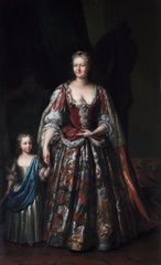 Queen Caroline of Ansbach with her son William, Duke of Cumberland